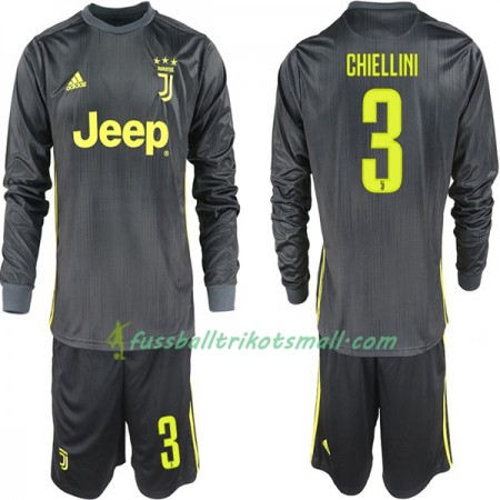 Fußballtrikots Juventus Turin Giorgio Chiellini 3 Kinder 2018-2019 Langarm Auswärts-trikot kaufen
